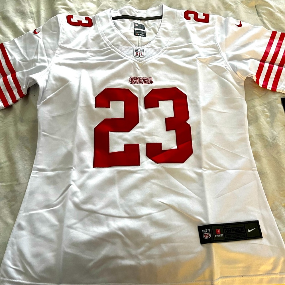 Woman’s Christian McCaffrey 49ers jersey